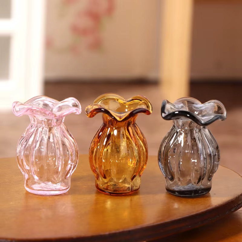 Vase l'inventaire en verre pour maison de courses