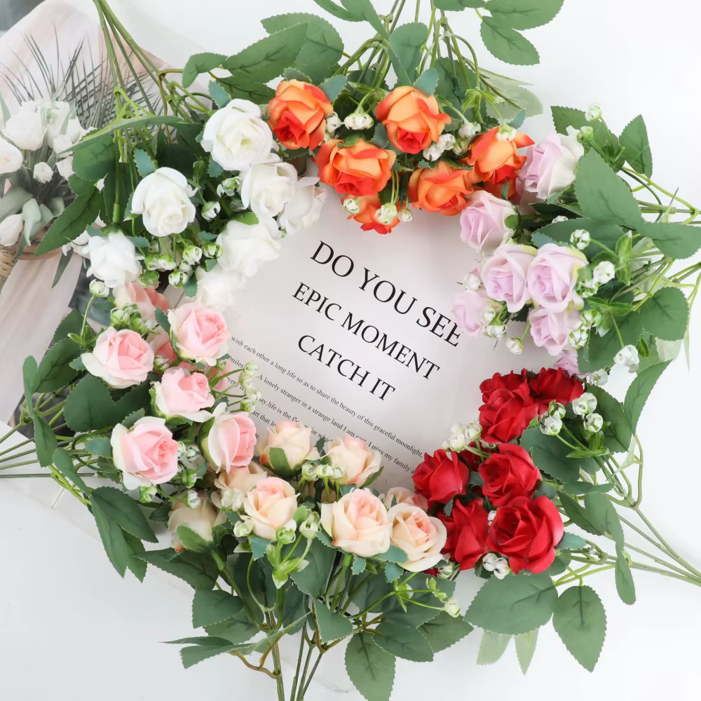 Bouquet de roses rouges pour mariage