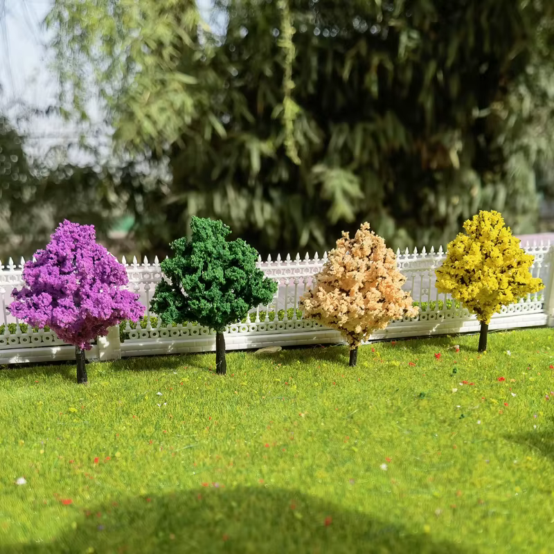 Modèle d'arbre de pêche de Simulation de 5cm de haut