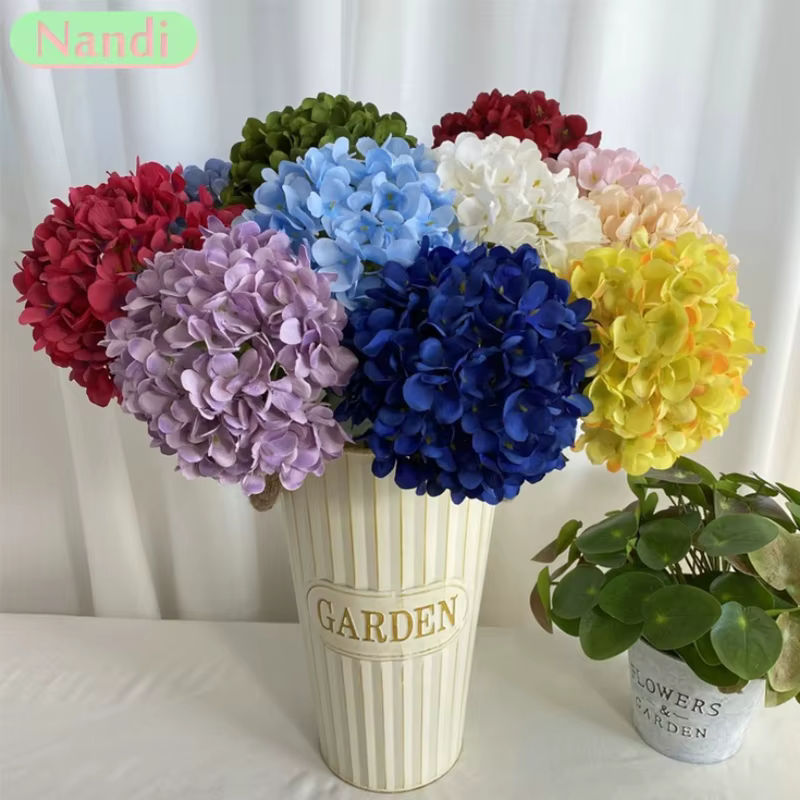 Macrophylla d'hortensia simulé unique