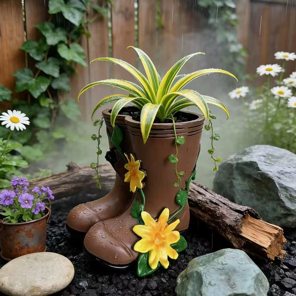 Vase en plastique unique et moderne