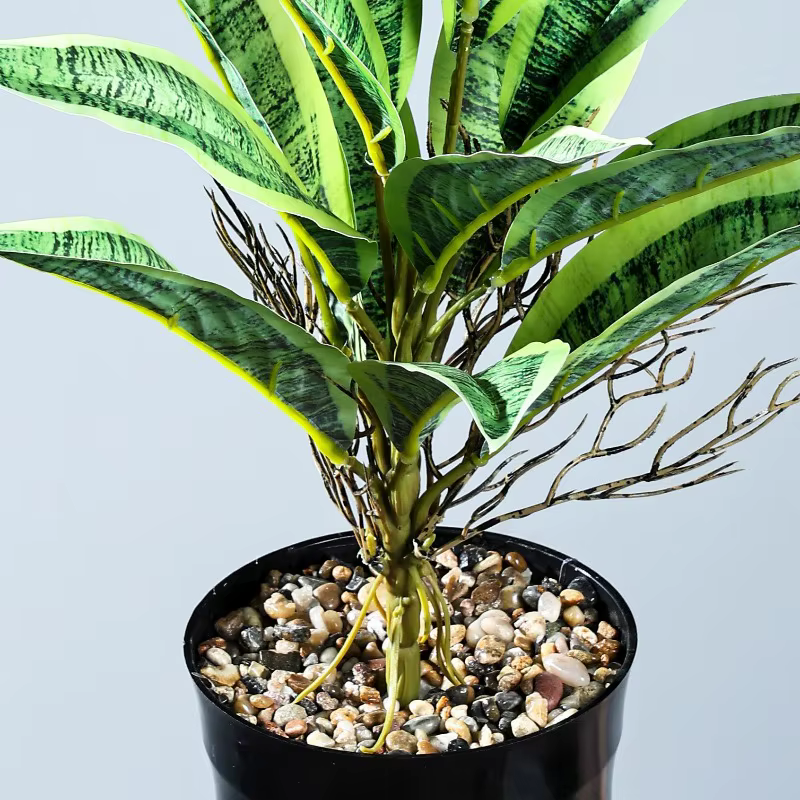 5 pièces de plantes artificielles en plastique