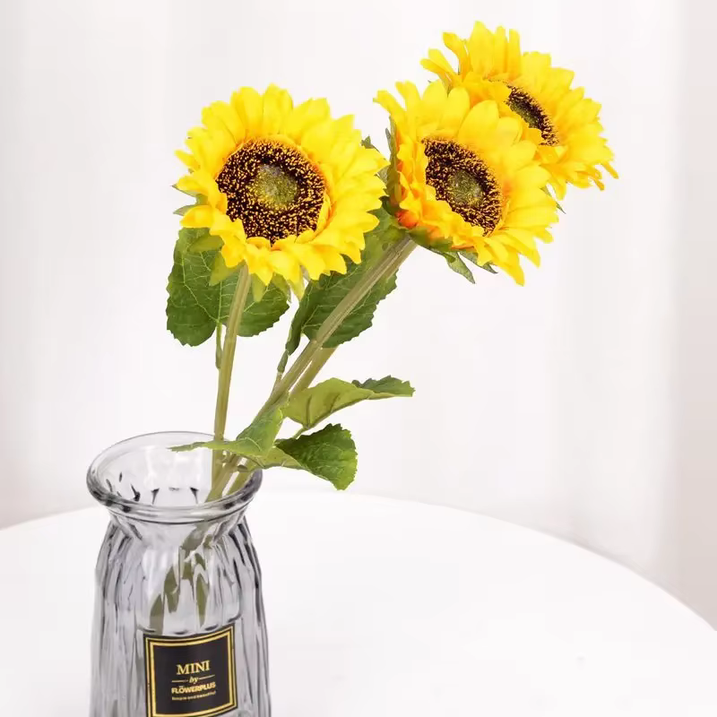 Tournesol unique, fleur artificielle