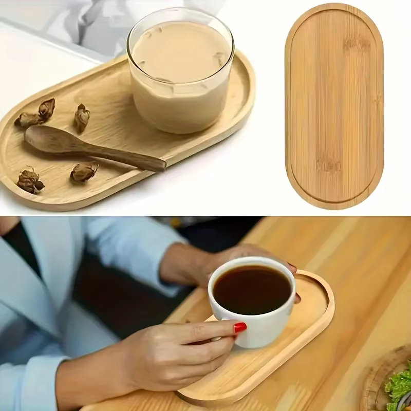 Plateau de rangement en bambou pour la maison