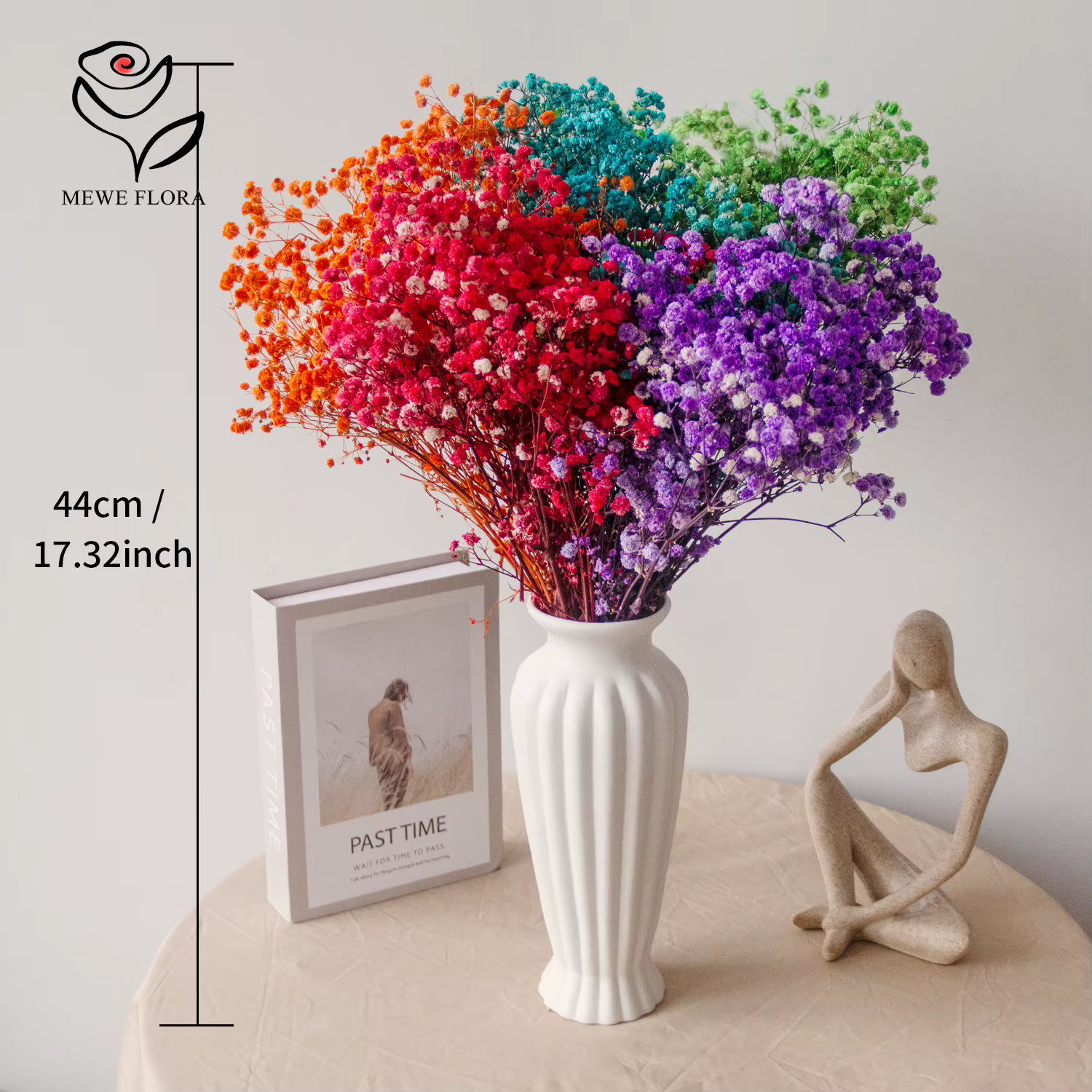 Mélange de fleurs séchées Gypsophila pour bébé