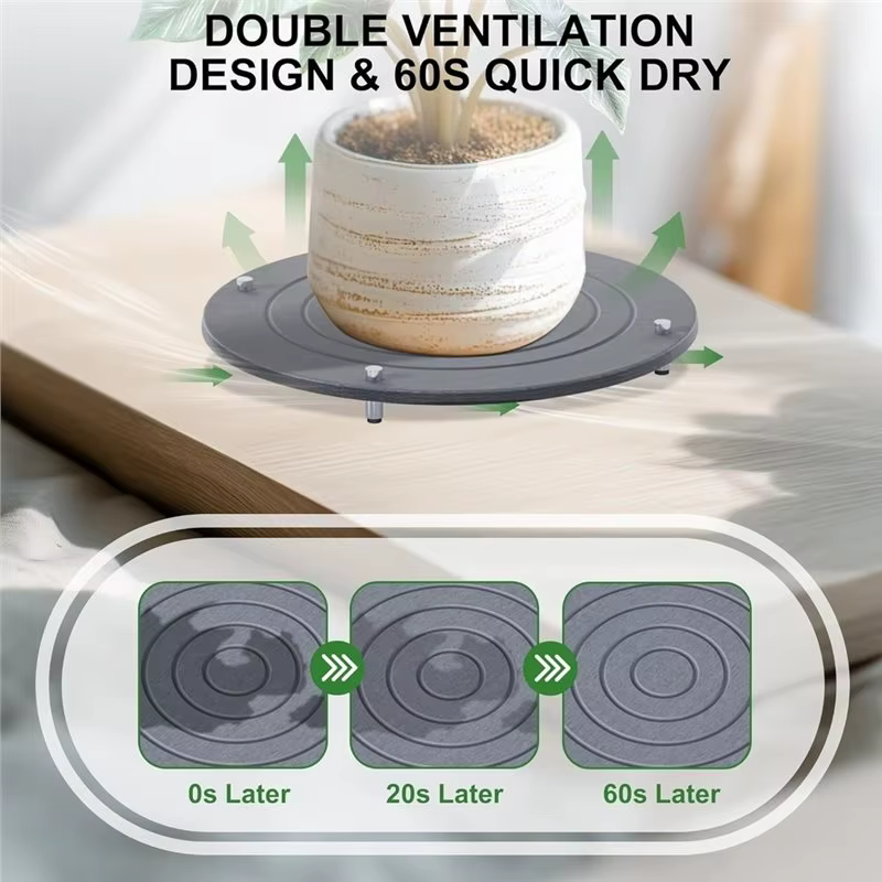 BSEVB - Plateau pour plantes d'intérieur à séchage rapide