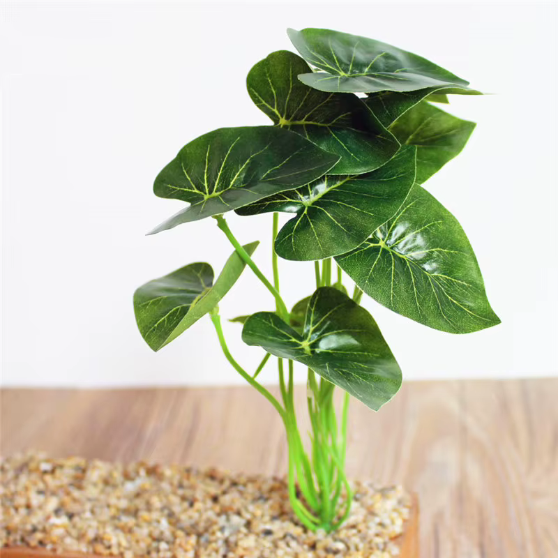 1 pièce de plante artificielle en soie