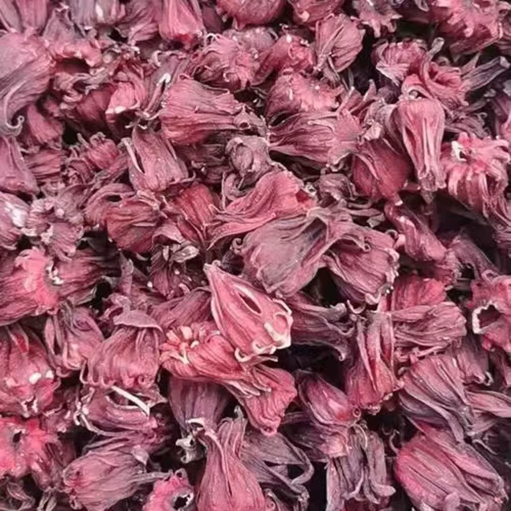 Poudre de fleurs de roselle et de hibiscus sabdariffa séchées naturelles de haute qualité pour les travaux manuels
