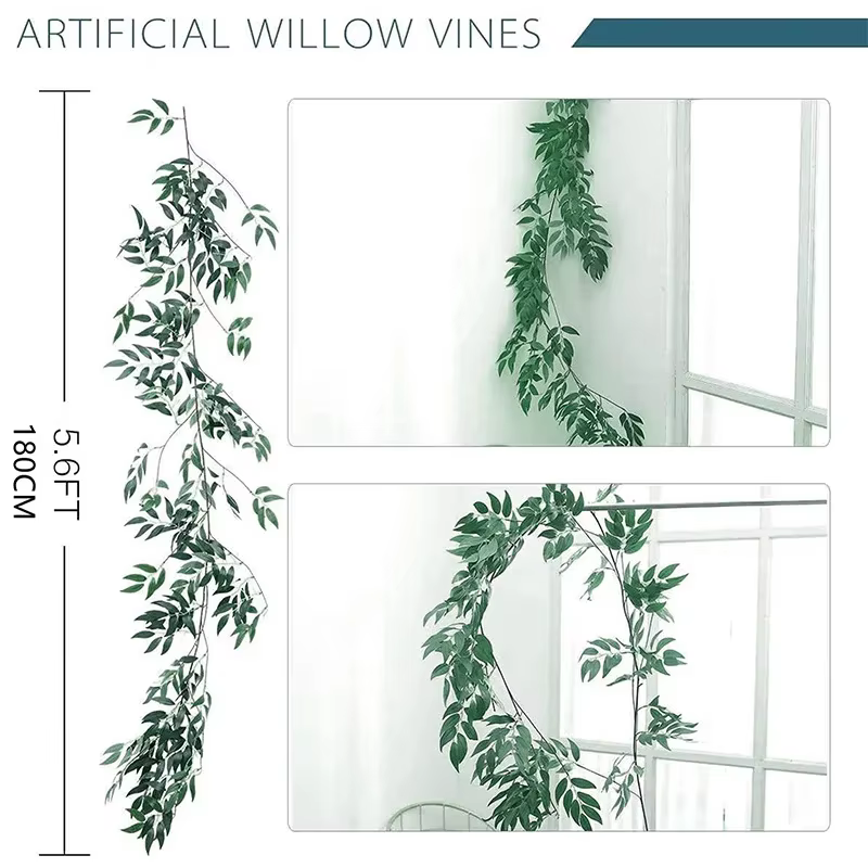 Branche de vigne de saule artificielle de 5