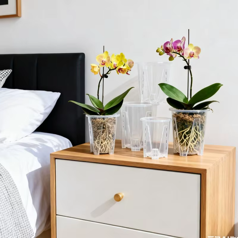 Pot de fleurs transparent 5/1x pour semis