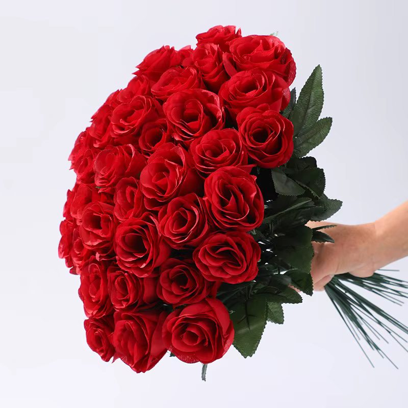 Vase Bouquet de Roses rouges