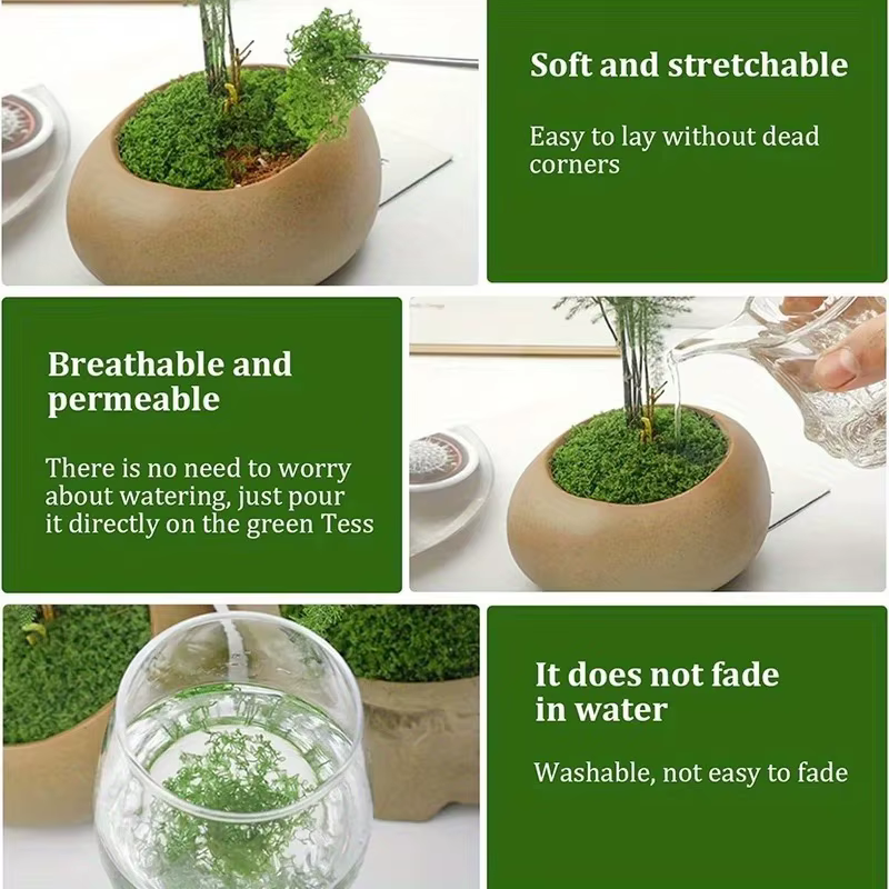 Fausse mousse verte artisanale