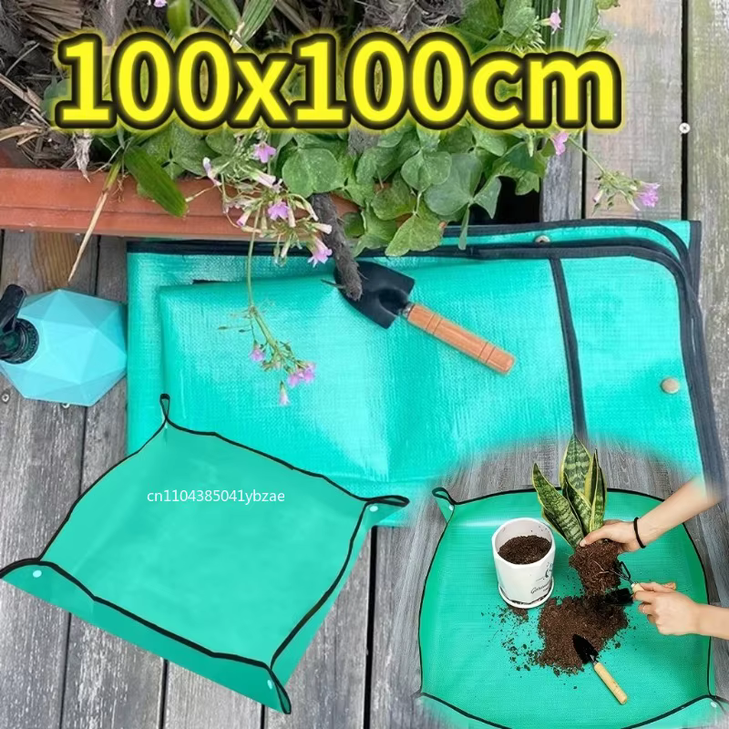 Tapis de jardinage carré pour plantes