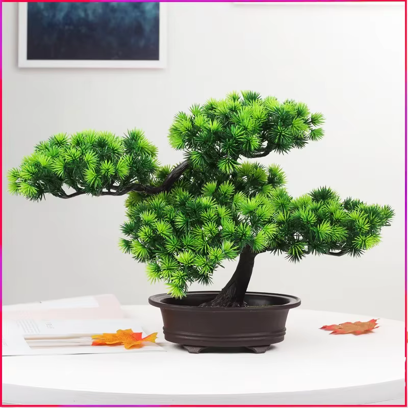 Plantes artificielles enrichies bonsaï