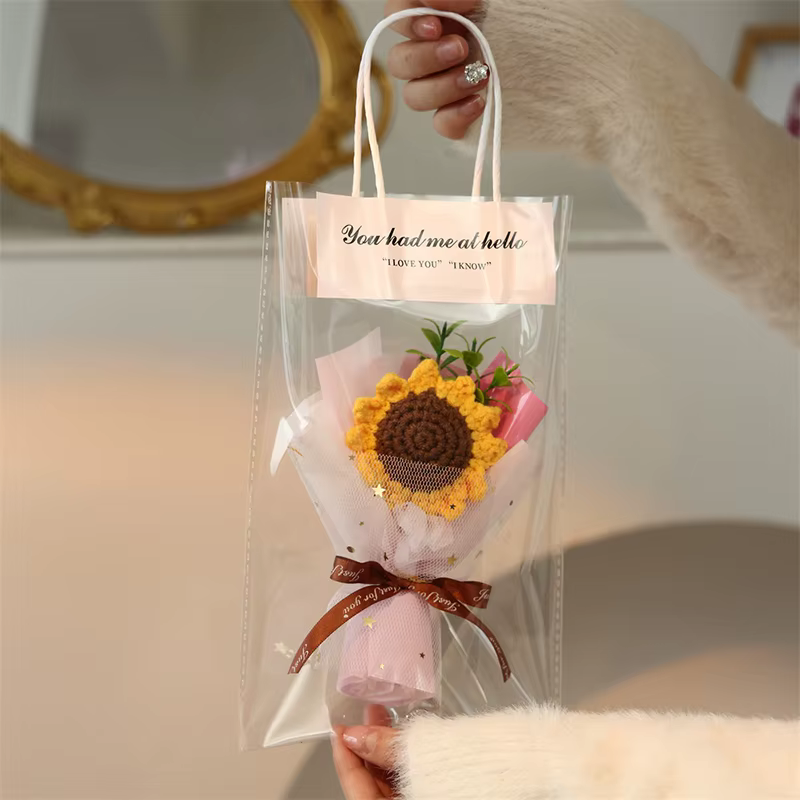 Mini Bouquet de tournesol au Crochet