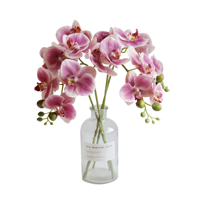 Orchidée artificielle à tige longue 45cm/17 pouces