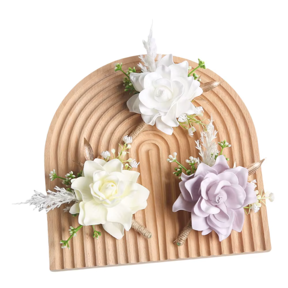 Fleurs artificielles pour marié