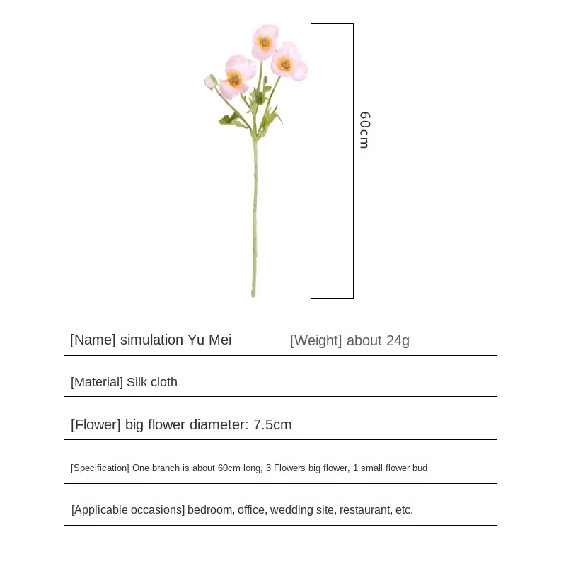 Yu Beauty-Simulation de fleurs artificielles
