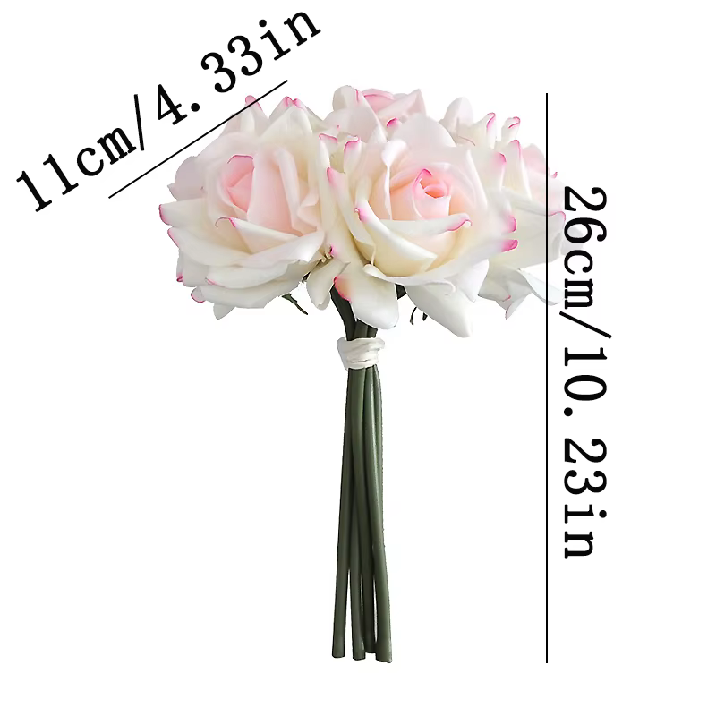 Fleurs artificielles 5 têtes