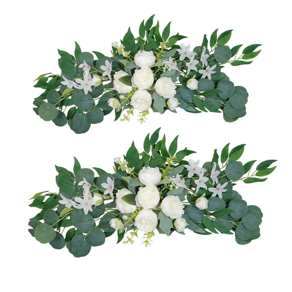 Arc de fleurs artificielles pour mariage