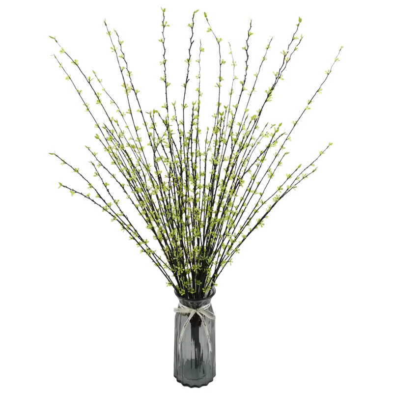 3 pièces de bourgeons de saule artificiels en soie