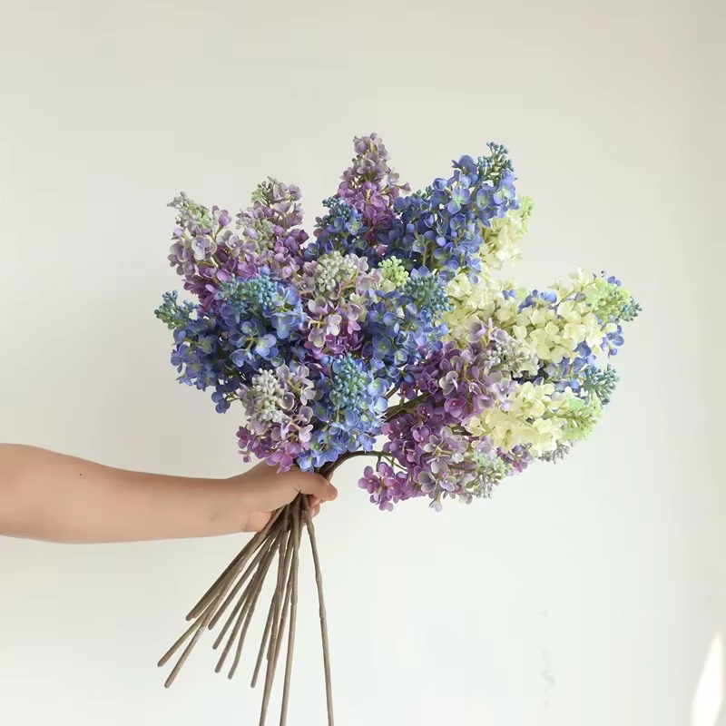 Branche de lilas artificielles 3D