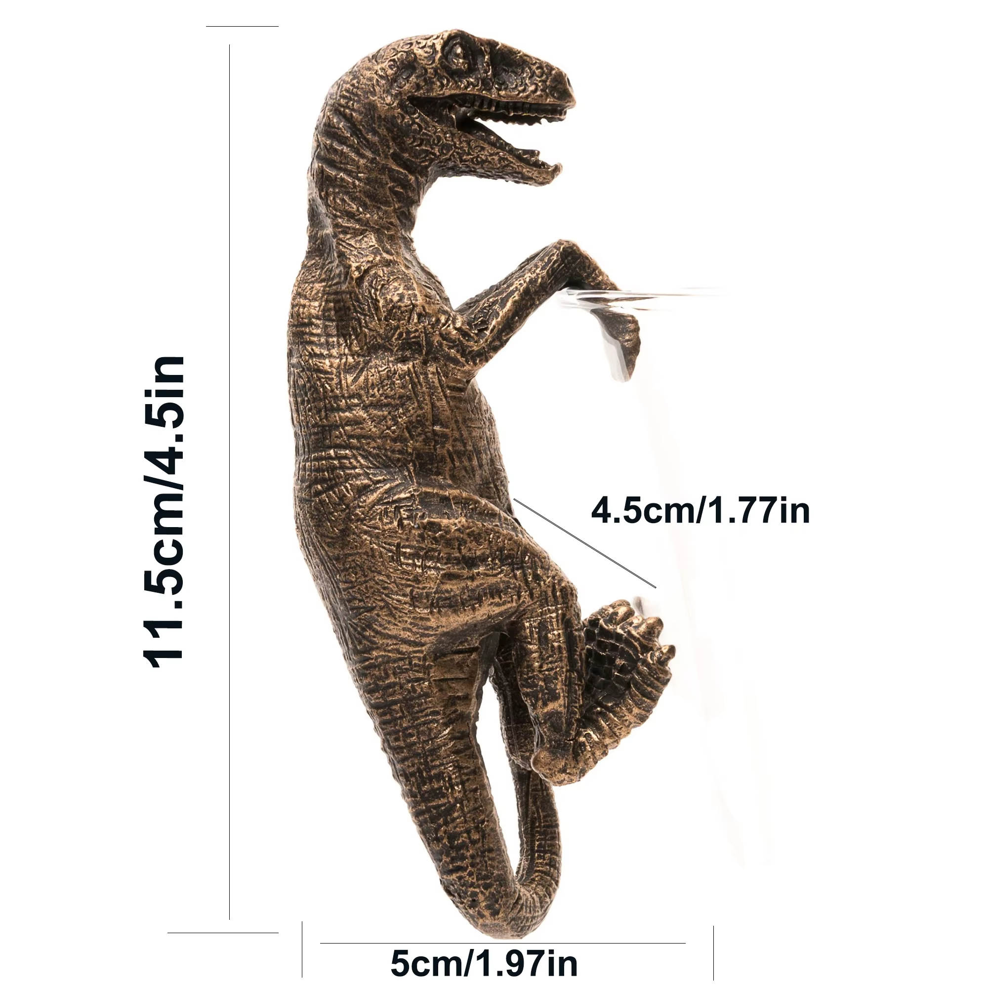 1pc petites décorations de dinosaure Pot de fleur bonsaï
