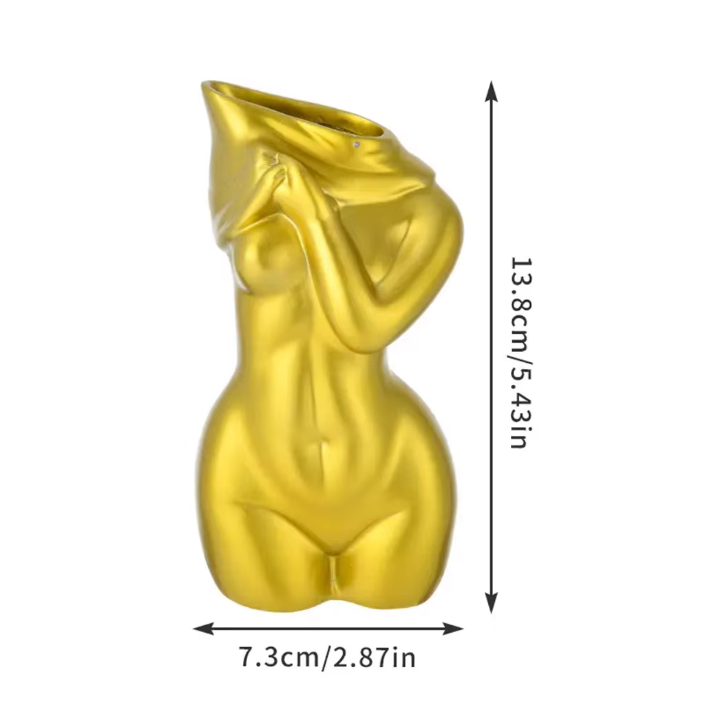 Vase corps forme féminine