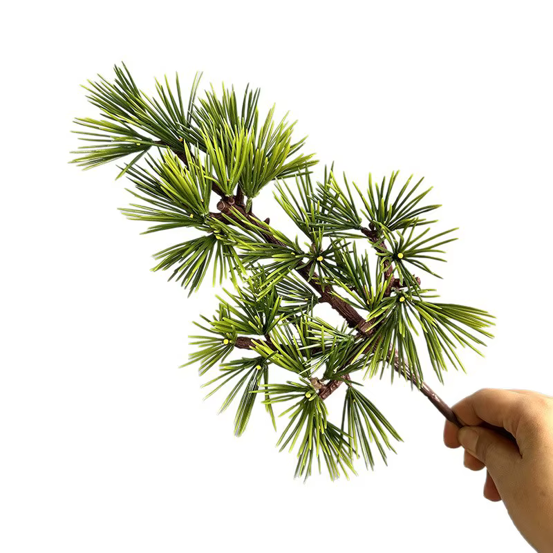 Pétalocarpus artificiel Macrophyllus plante en plastique florale décor à la maison Simulation Masson pin feuille verte plantes décoration de jardin