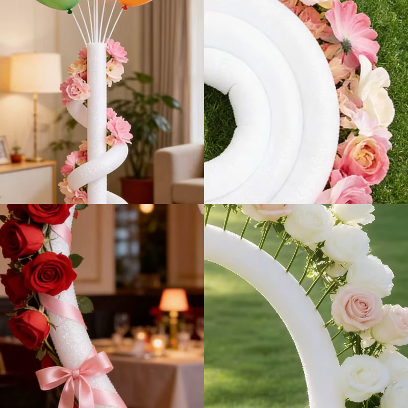 Bâtons cylindriques solides de 2/8 m pour arrangements floraux