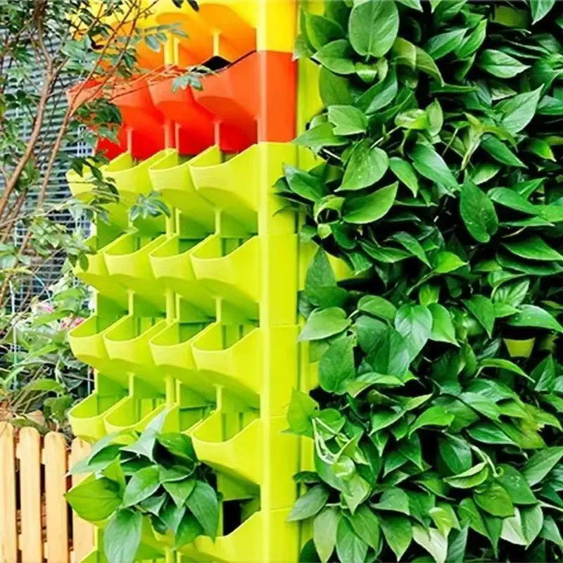 1 pièces nouveau jardinière verticale verdissement intérieur et extérieur balcon suspendu Pot de fleur créatif résine