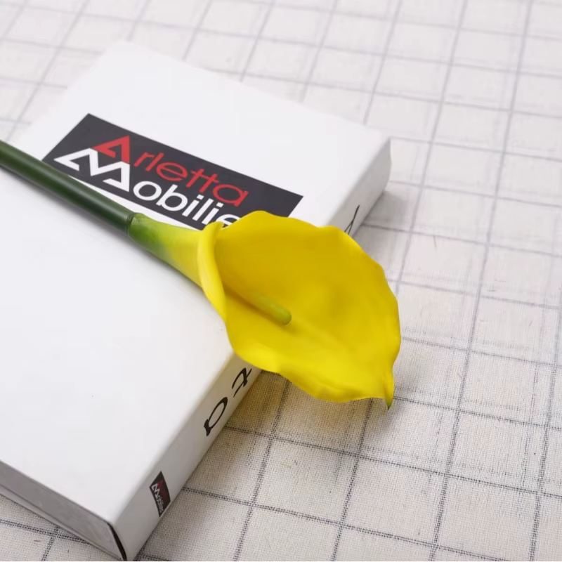5 pièces de branches de lys calla artificielles