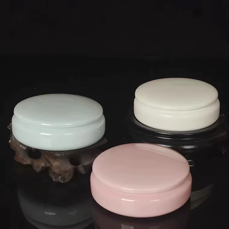 Pot en céramique Portable de style chinois de 40ml, Mini pot de stockage de thé/herbes en céramique, récipient scellé Portable, poudre et pommade