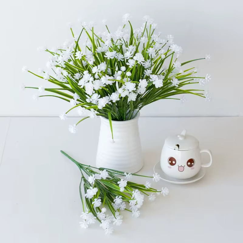 Bouquet de camélia de printemps en plastique
