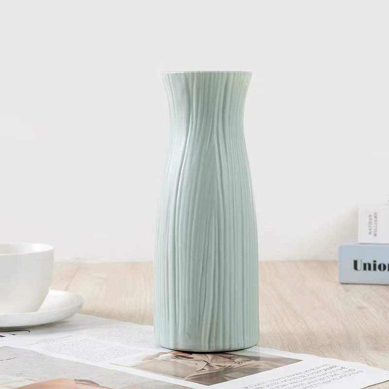 Vase en plastique Imitation céramique Pots de fleurs mariage maison extérieure Table de jardin bricolage cadeau bonsaï Festival fête cour décoration