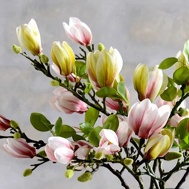 Fleurs artificielles, simulation 3D