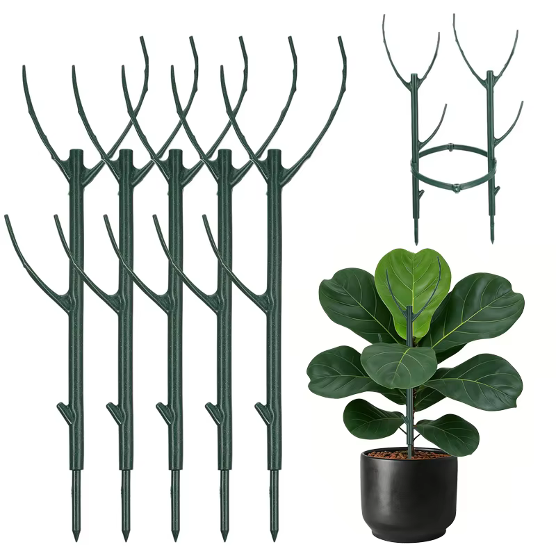 Supports de plantes en forme d'anneau empilables pour plantes vertes