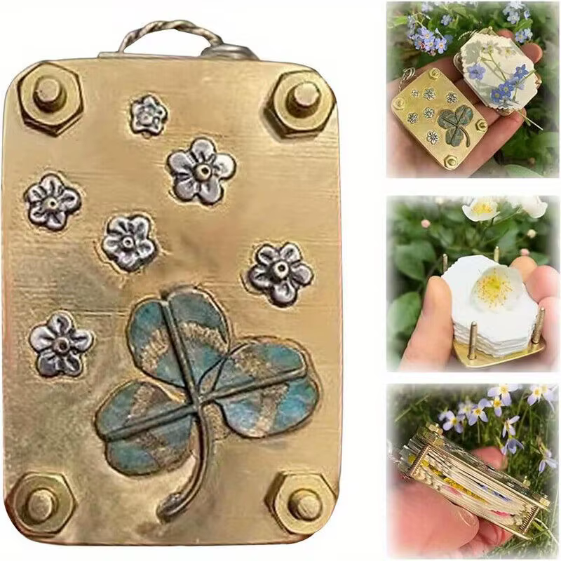 Kit de pressage de micro-fleurs pour la préservation des plantes