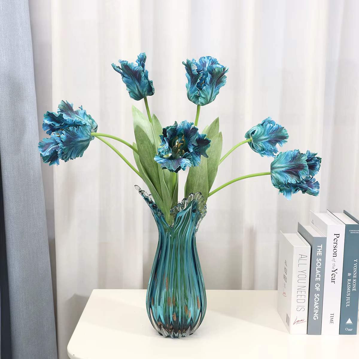 Tulipes artificielles en soie haut de gamme
