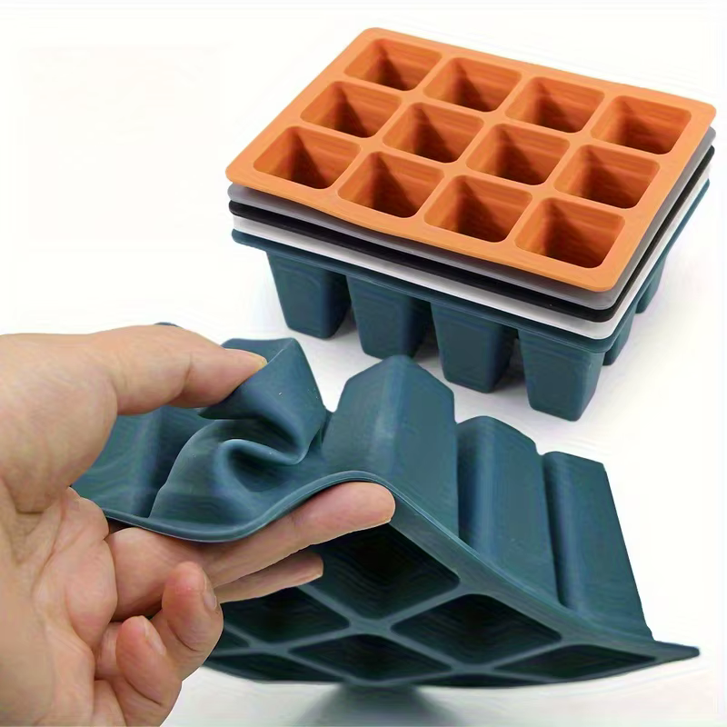 Plateau de Germination de graines carré en Silicone à 9 carreaux
