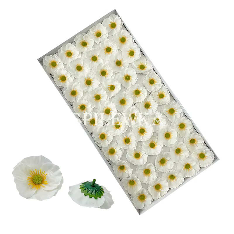 Haute qualité 5x2 cm fleur artificielle maïs coquelicot têtes de fleurs Valentine Bouquet bricolage boîte-cadeau mariage maison décoration accessoires