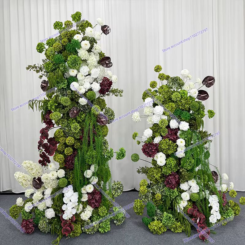 Fleurs artificielles de luxe en panneau KT