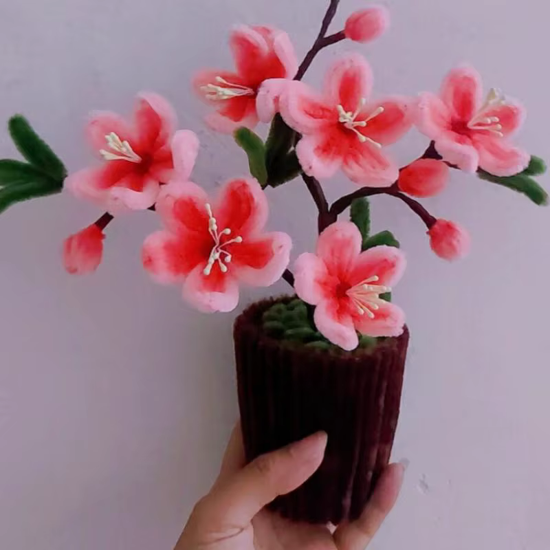 400 pièces de 2 mm, mini-tiges de fleurs artificielles