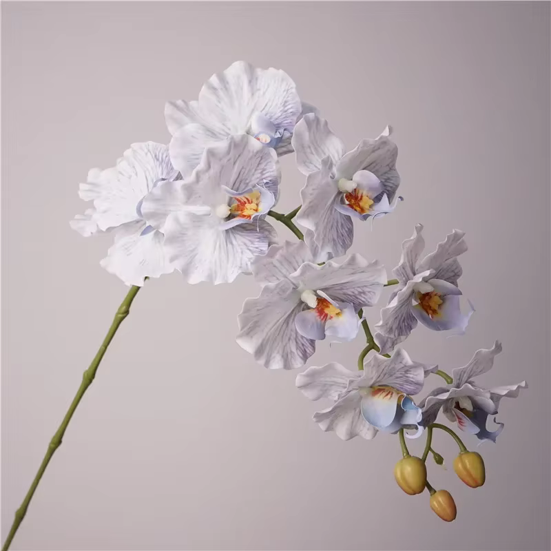 Fleurs artificielles en film latex phalaenopsis