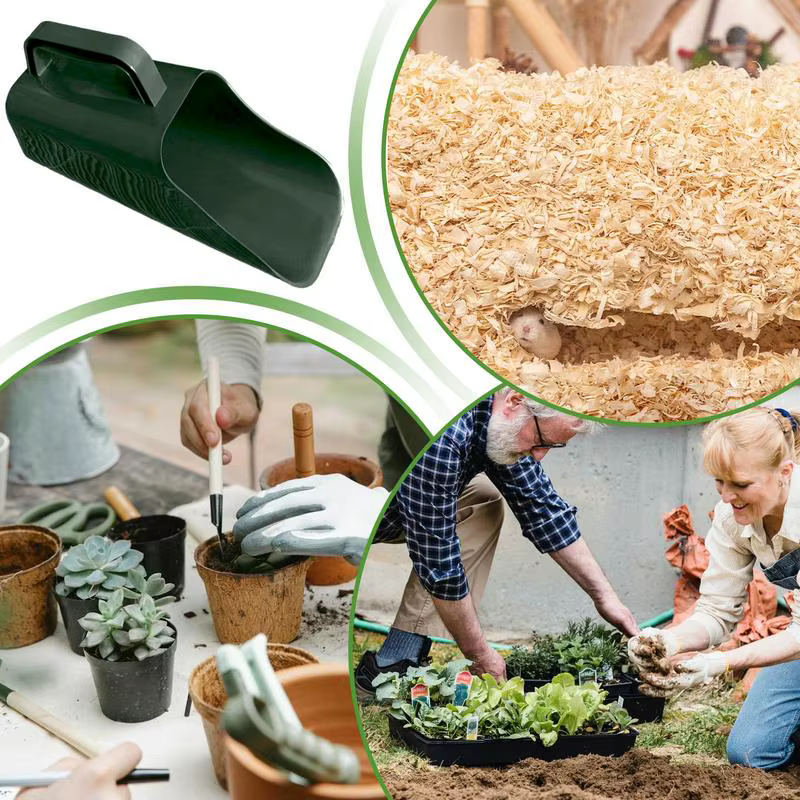 Pelle de jardin avec poignée pour la plantation de plantes succulentes