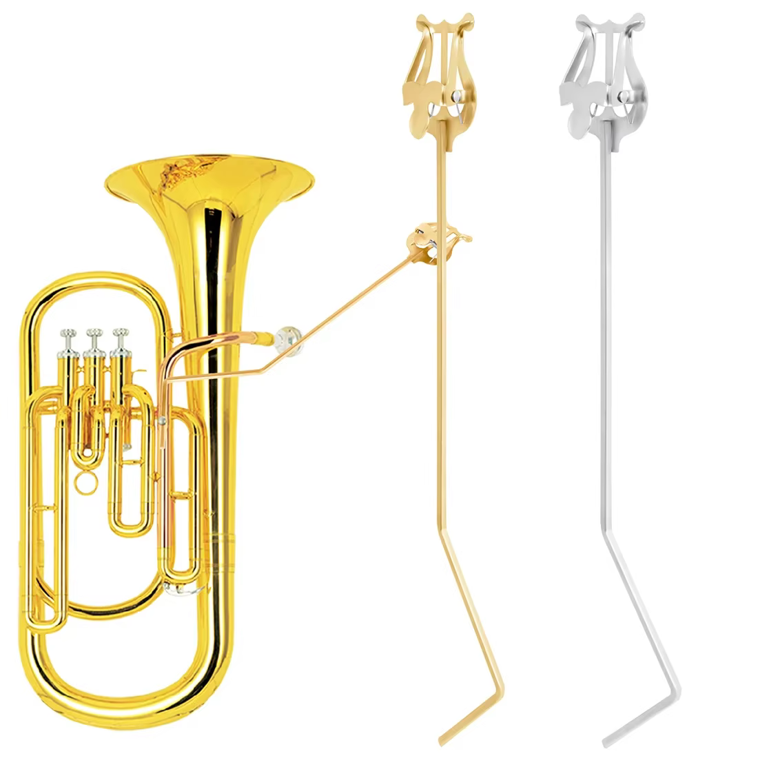 Support de musique de marche Portable pour clarinette, trompette, flûte, Saxophone Alto, accessoire pour instruments de musique, support de partition