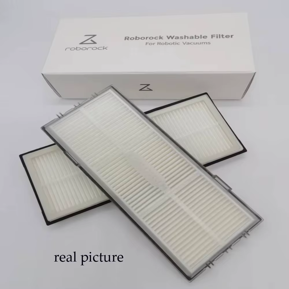 Filtre d'origine Roborock S7 véritable S7 MaxV Ultra accessoires de filtre Hepa lavable filtres de poubelle pour pièces S8/S8 Pro Ultra