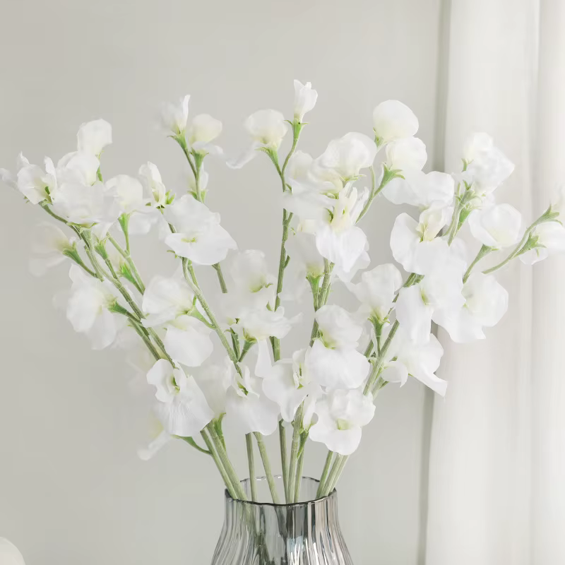 Fleurs artificielles de fleur de pois de Simulation