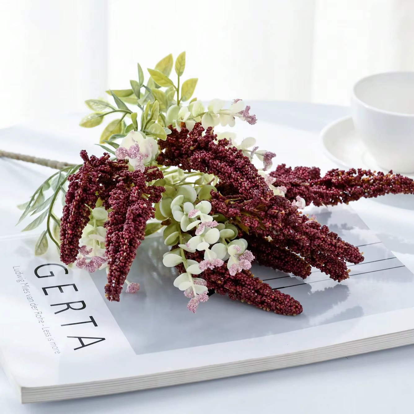 Fleurs artificielles en soie Bunble mariage guirlande maison chambre décor extérieur cour couronne mariée Bouquet Vase photographie Prop bricolage cadeau