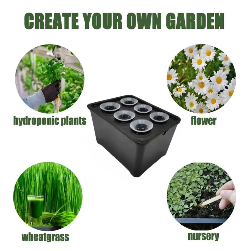 Kit de démarrage de semis hydroponique d'intérieur pour le jardinage sur balcon – Système de culture de légumes et